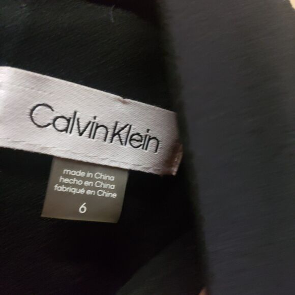 Calvin Klein Women's Keyhole Mock-Neck Sheath Dress Black Size 6 Great condition - Picture 8 of 8